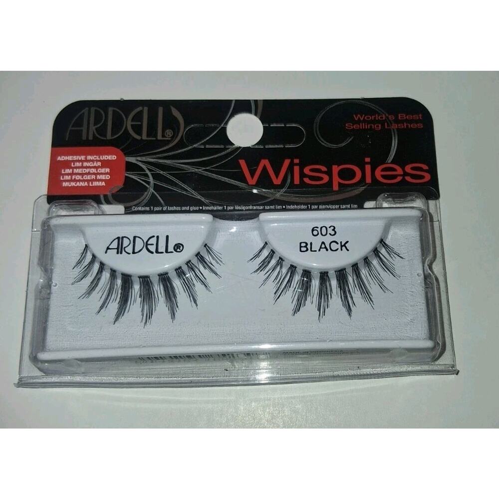 Ardell InvisiBands Lashes Glamour - Wispies Black